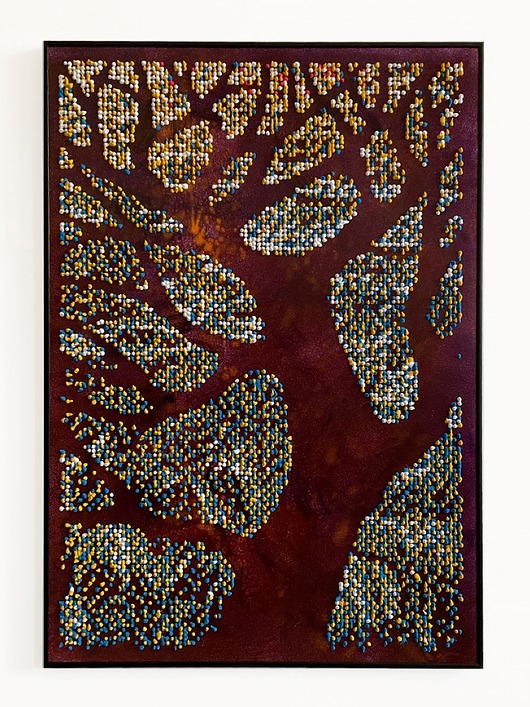 obrazy Drzewo - panel dekoracyjny w kolorze