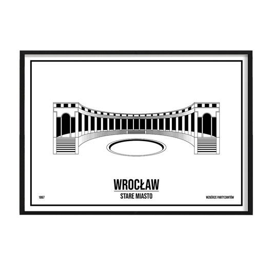 plakaty Plakat Wrocław - Stare Miasto - sitodruk