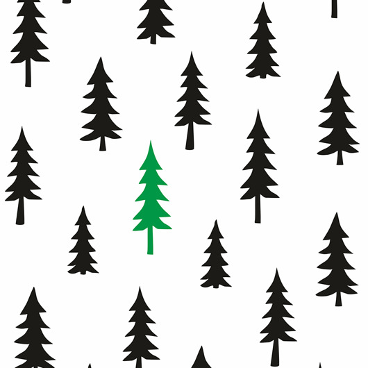 naklejki ścienne do pokoju dziecka Tapeta dla dzieci Green Forest
