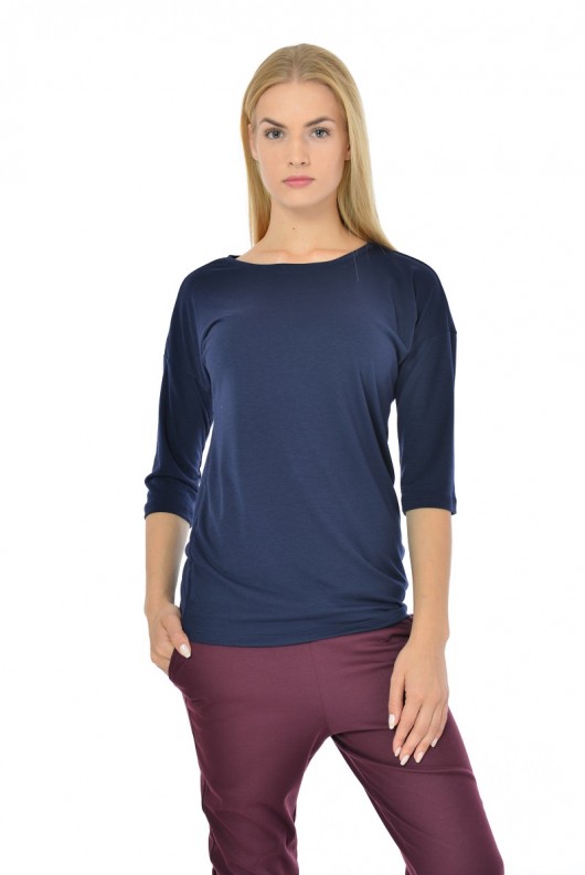 Bluzka oversize BASIC granatowa Insist