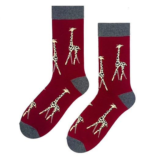 skarpetki damskie Skarpety żyrafa  FUNNY SOCKS