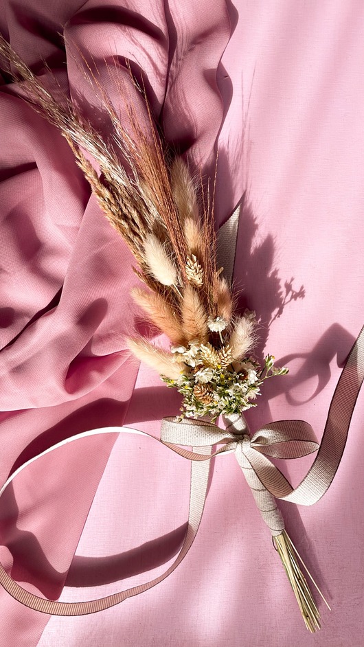 ozdoby wielkanocne Palma wielkanocna palemka beżowa Boho