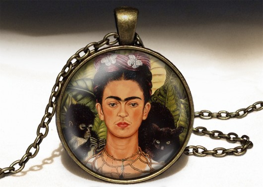 Duży Medalion Frida Kahlo - 0557 EGGinEGG