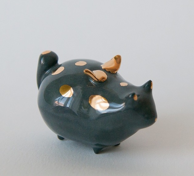 Kot Groszek Pangzi Ceramics