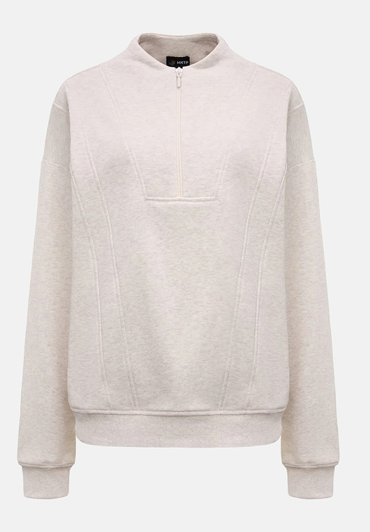 bluza bez kaptura damska Bluza Urban Hunter Beż Melanż