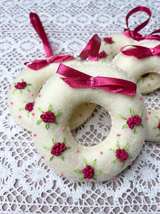 ozdoby choinkowe Zestaw świątecznych zawieszek #03