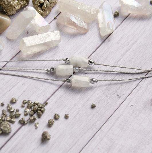 bransoletki z kamieni naturalnych AMULET na kobiece dolegliwości K.KSIĘŻYCOWY