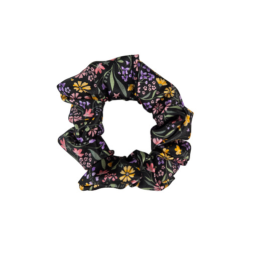 gumki do włosów Gumka jedwabna, scrunchie, frotka magiczny ogród MINI
