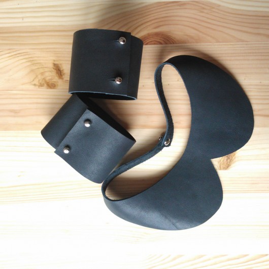 Black leather set RARAMODO
