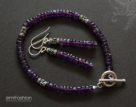 Ametyst i Srebro MAREMI Jewelry