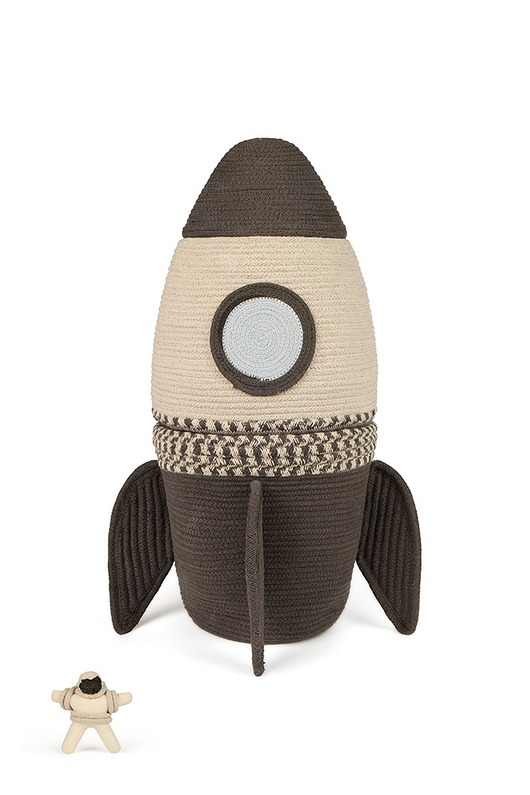 kosze do przechowywania Kosz dekoracyjny Giant Rocket, "Mom, I want to be an astronaut" Lorena Canals
