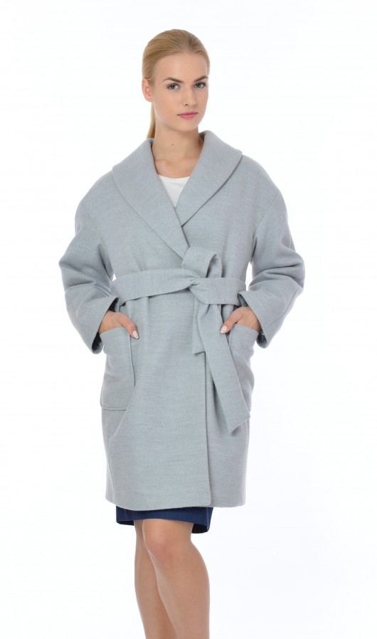 Płaszcz kimono szlafrok Grey szary Insist