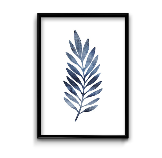 plakaty Plakat Liście Indygo No.2