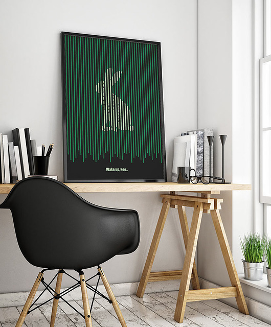 plakaty Matrix - Follow the White Rabbit - plakat 50x70 cm