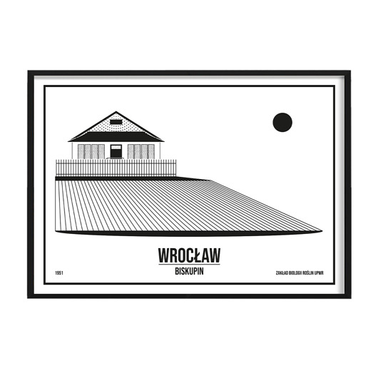 plakaty Plakat Wrocław - Biskupin - sitodruk