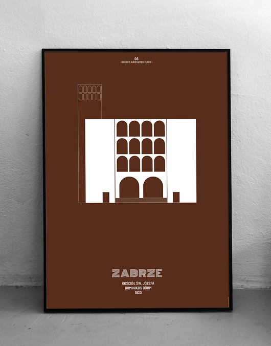 plakaty Kościół św. Józefa w Zabrzu - plakat 50x70 cm