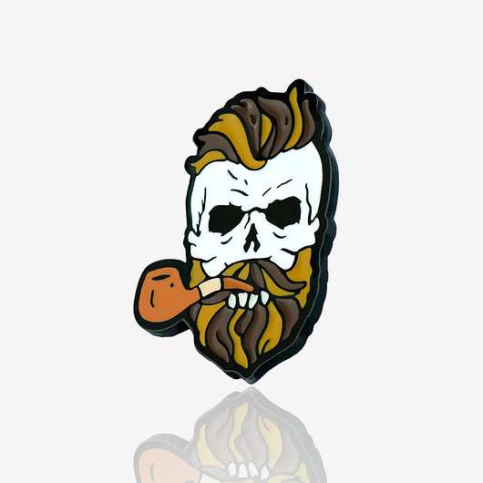 przypinki Pins czaszka "PIPE"