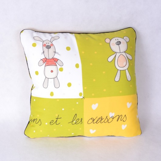 LAPINS zielono żółty TUTU Design