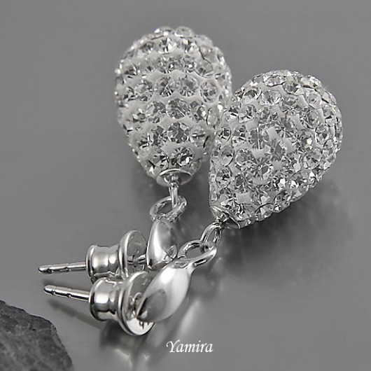 kryształ Swarovski crystal drop - kolczyki yamira