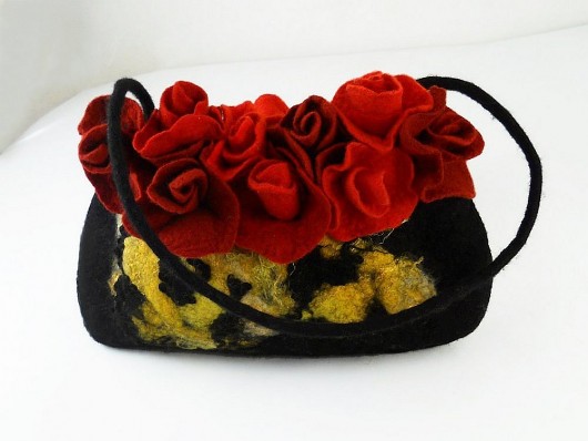 Jedwabnofilcowa Torebka: Living Bag filcant