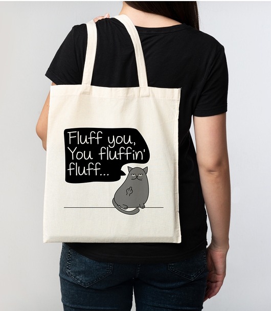 torby na zakupy Torba bawełniana "FLUFF YOU"