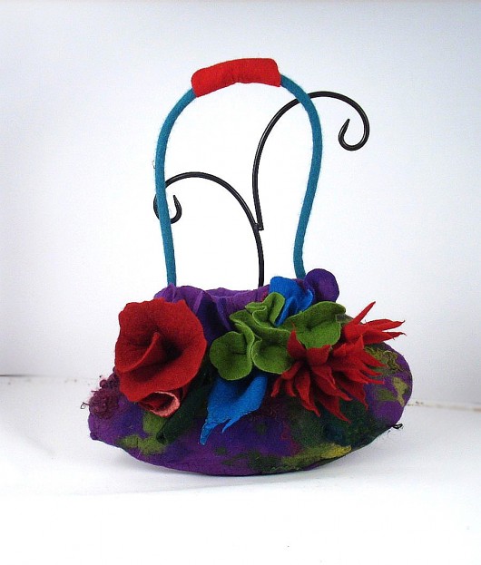 Jedwabnofilcowa Torebka: Living Bag filcant
