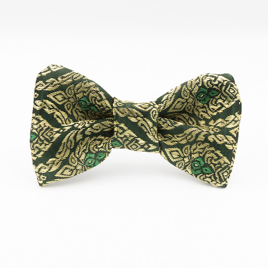 muszki i krawaty Mucha Thai Style Green
