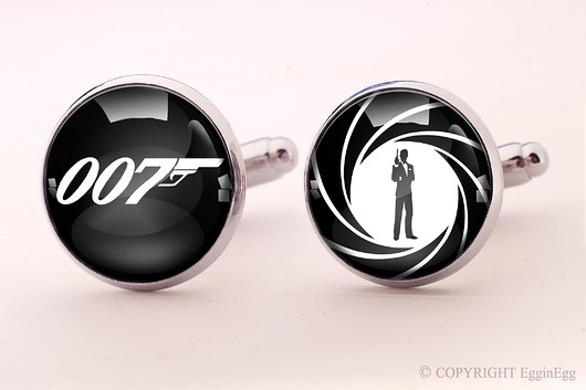 James Bond - spinki do mankietów - 0246 EgginEgg Men