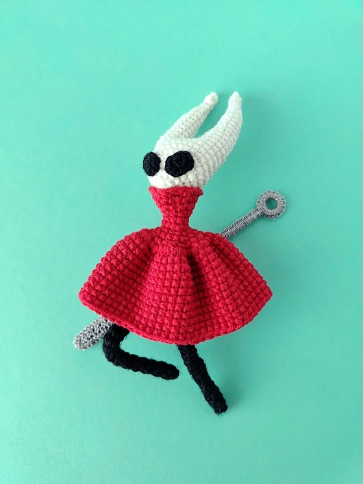 breloki Szydełkowa figurka brelok zawieszka Hollow Knight Silksong