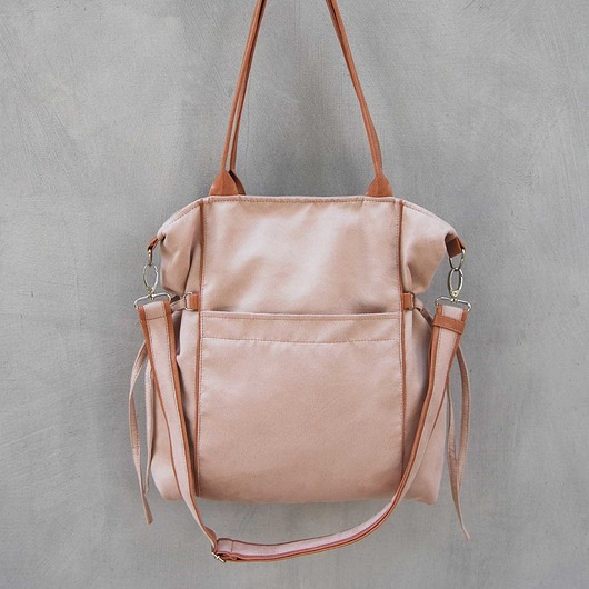 AMBER - duża torba - shopper - ecru incat