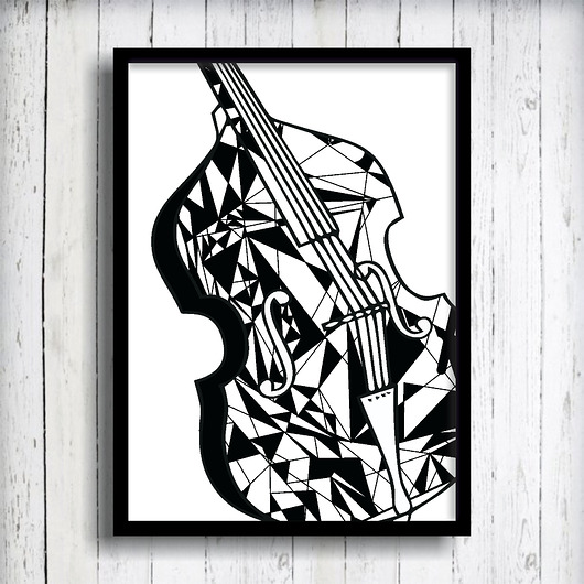 kontrabas 50x70 cm Be ART