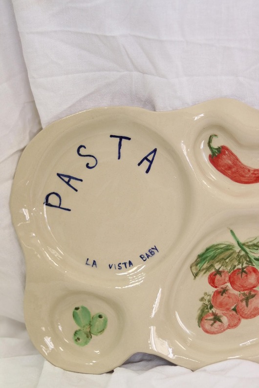patery i talerze Handmade Ceramic Pasta Plate