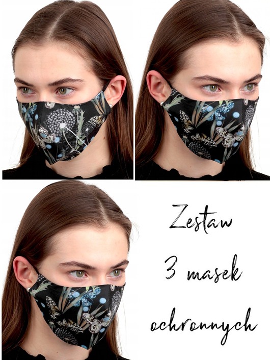 3szt. masek ochronnych-nowe dmuchawce Usunieta