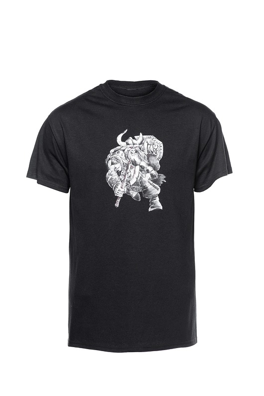t-shirty męskie Koszulka Wiking ręcznie malowana.