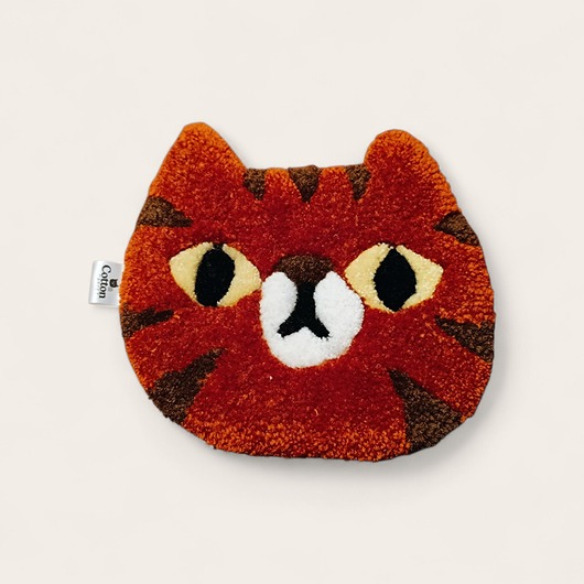 Ozdoby na ścianę Zawieszka na ścianę rudy kocur (dywan)