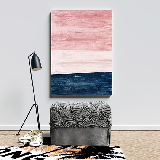 Różowy horyzont 50x70 cm - plakat B2 HOG STUDIO