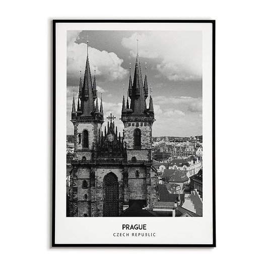 plakaty Plakat miasto CZECHY - PRAGA obraz