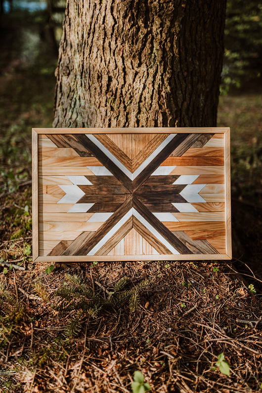 dodatki - różne Obraz drewniany / Mozaika drewniana