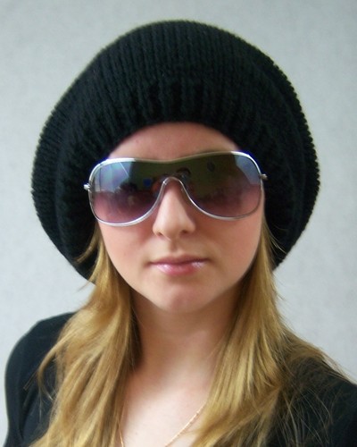 Czapka czarna YULIYA BABICH