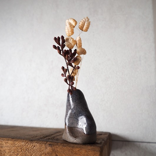 wazony Mini wazon szaro-niebieski