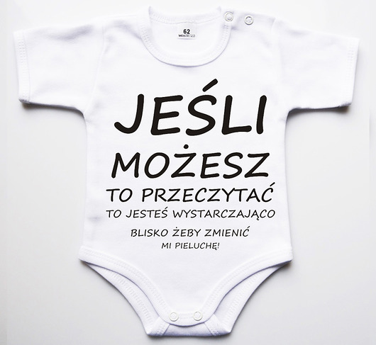 Jeśli możesz to przeczytać... For baby shop