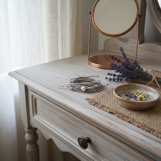 bransoletki na sznurku NATURE Len i perła bransoletka