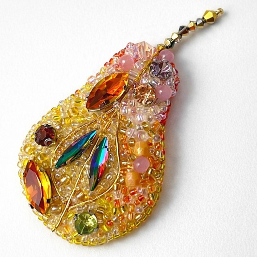 broszki Gruszka broszka