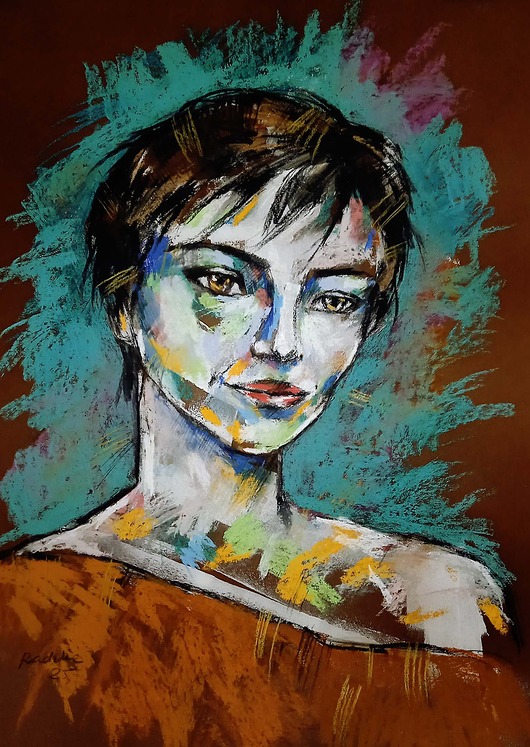 grafiki i ilustracje Anna - rysunek B2 unikat