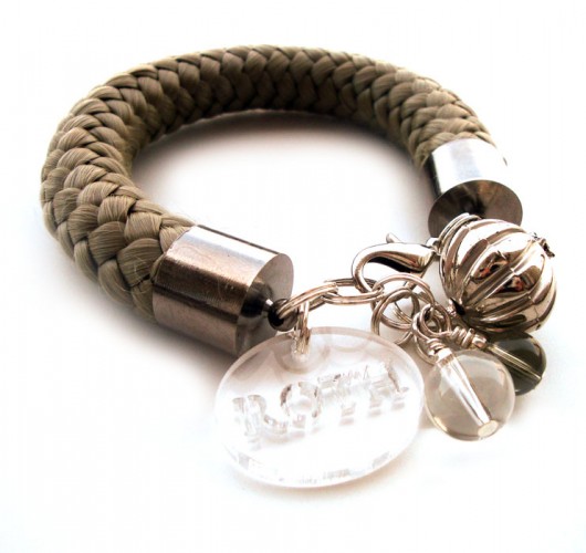 Rope bracelet / kawa z mlekiem Monika Roth