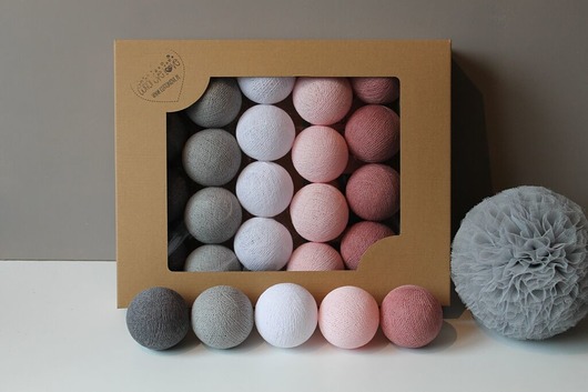 Cotton Balls Dusty Pink 20 szt. MIA home