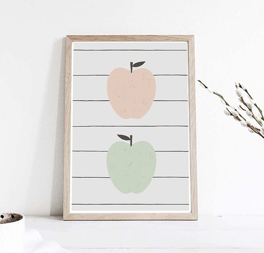 DO KUCHNI | jabłka |  A3 wejustlikeprints