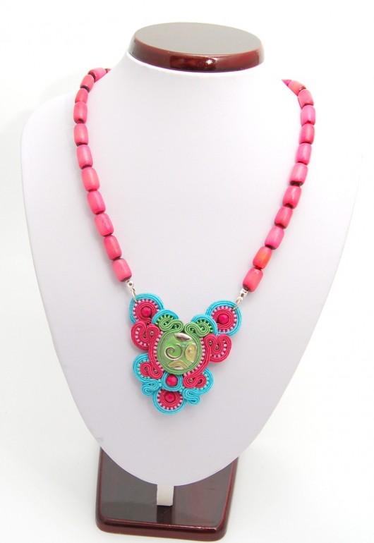 Naszyjnik sutasz - Raspberry Heaven martazare