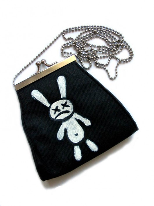 White punk rabbit mya