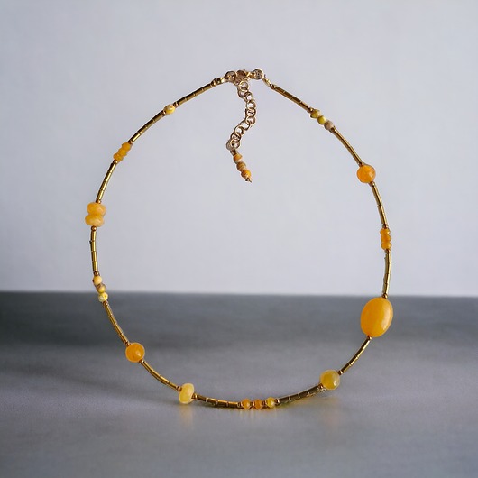 chokery Naszyjnik YELLOW :: summer collection :: ŻÓŁTY NASZYJNIK choker